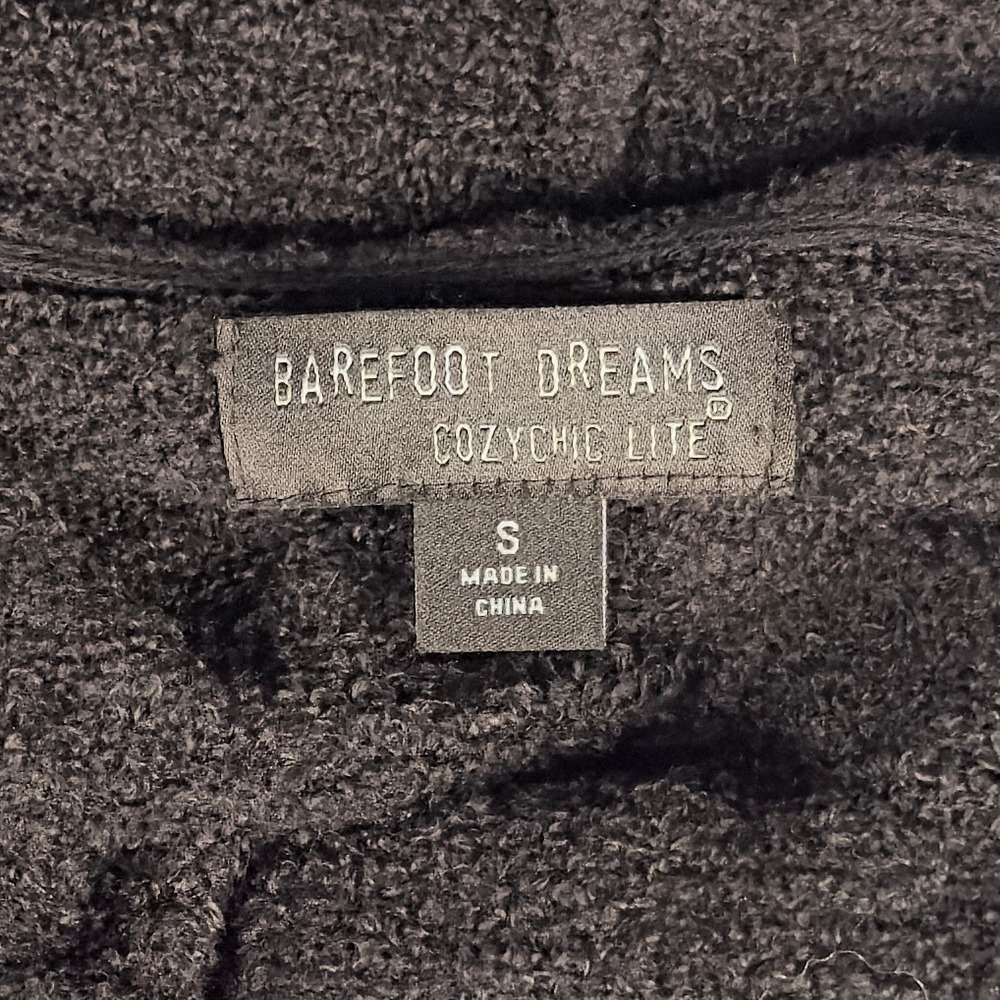 Barefoot Dreams CozyChic‎ Lite Hooded Longline Cardigan Sweater Size S - Picture 5 of 8